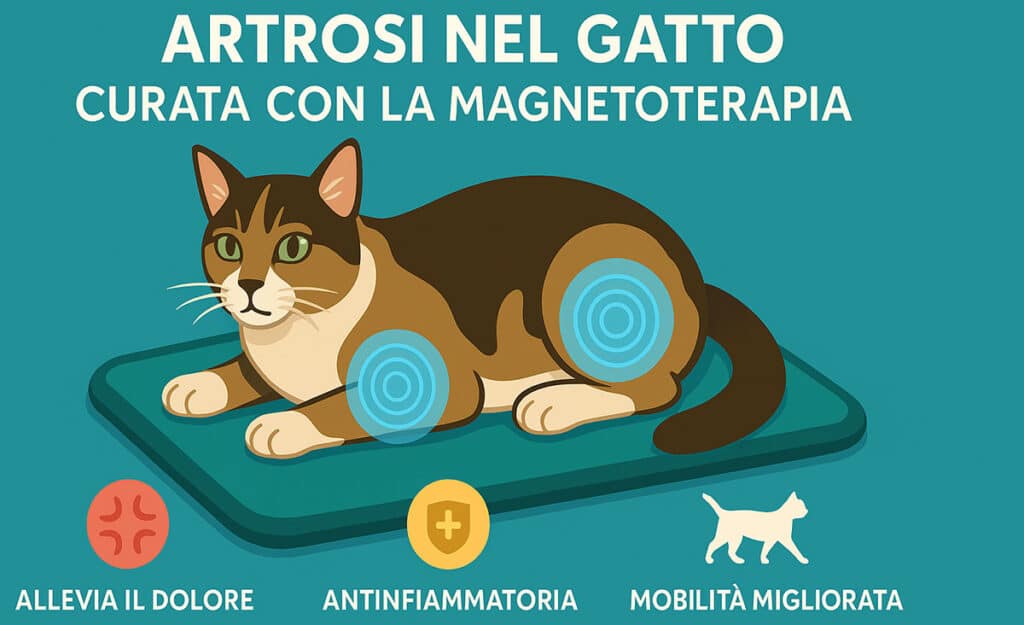 Artrosi nel Gatto: Sintomi, Cure e Benefici della Magnetoterapia Felina